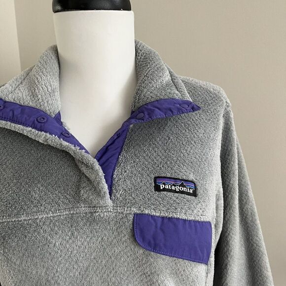 Patagonia Re Tool Snap T Fleece Synchilla Pullover Jacket M Hiking cabincore - Picture 5 of 13